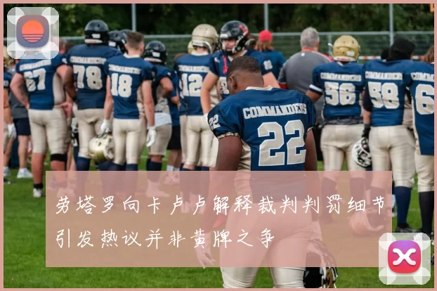 劳塔罗向卡卢卢解释裁判判罚细节引发热议并非黄牌之争
